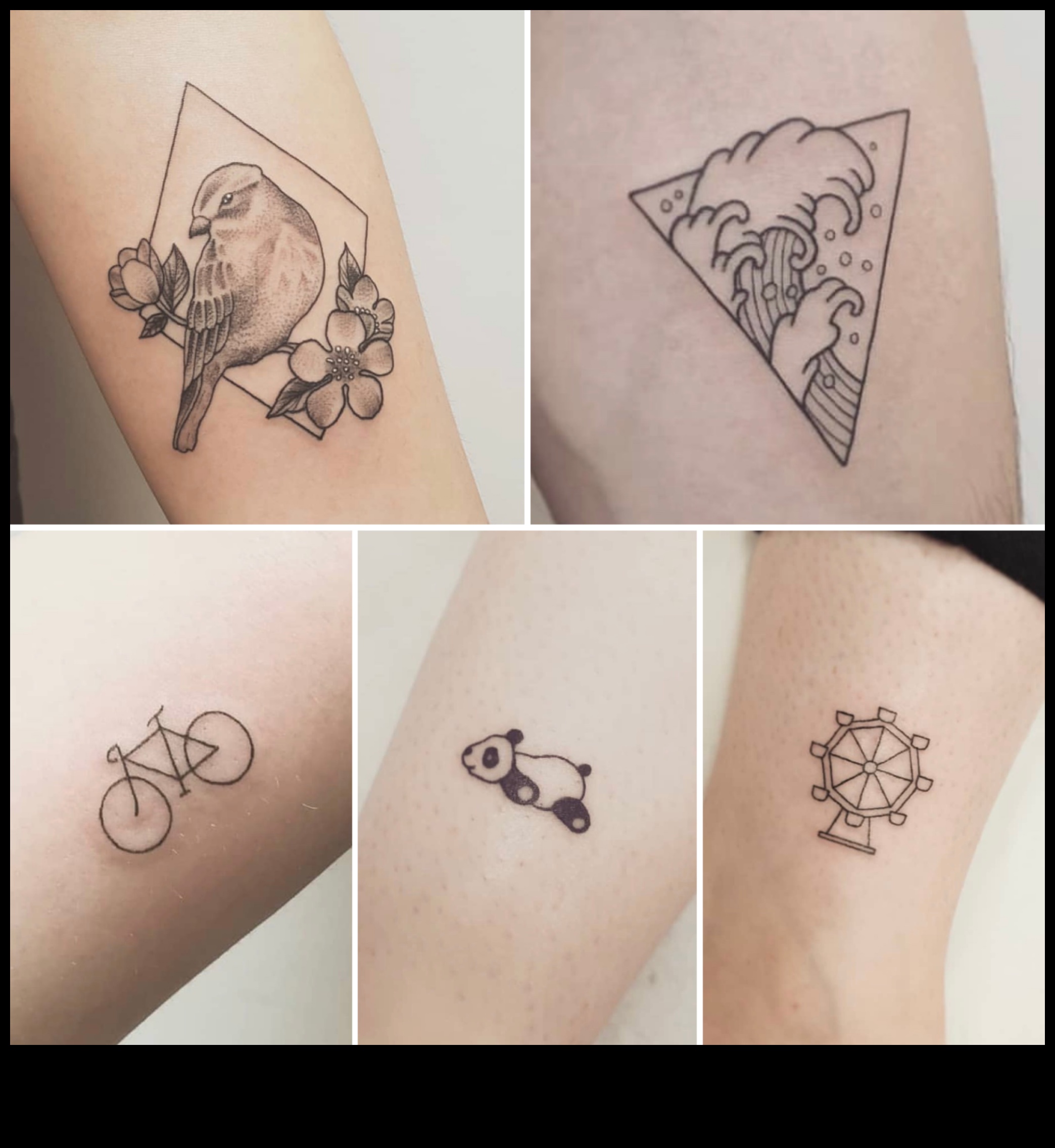 Micro capodopere: măiestrie în arta minimalistă a tatuajelor