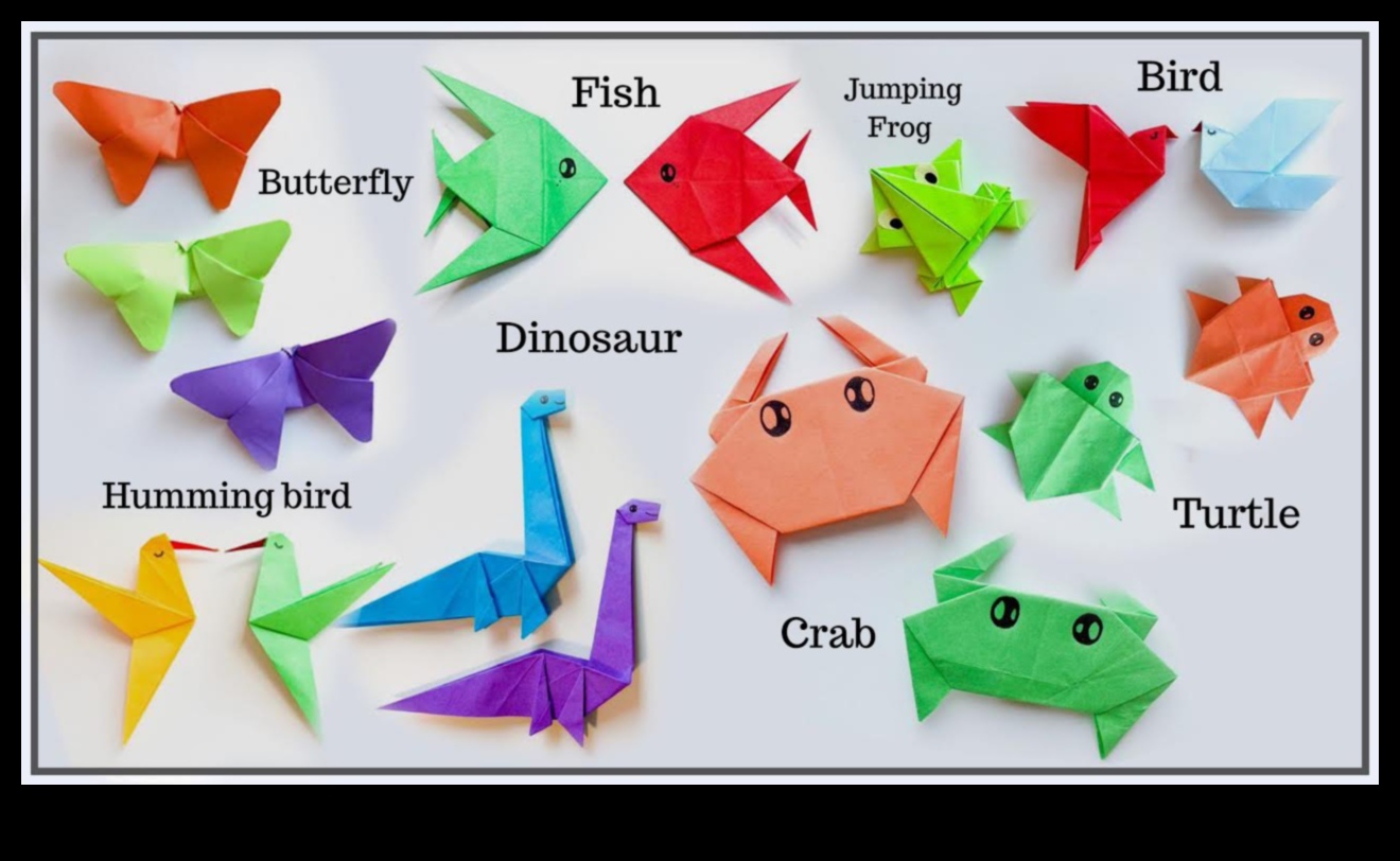 Capriciosul animalelor Papercraft Origami: Crearea unor creaturi încântătoare