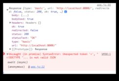 Formatul de răspuns neașteptat ce trebuie să faceți atunci când API -ul dvs. returnează JSON